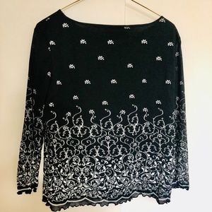 Blouse Imprimé Floral Apostrophe Taille XL - Occasion Très Bon état - Style Féminin